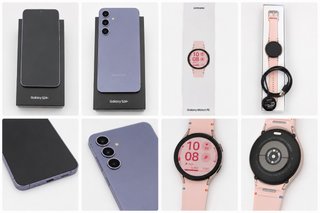 Samsung Galaxy S24+ y Watch FE Rosa/Morado