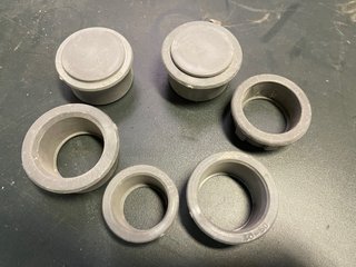 Tapones y embellecedores PVC