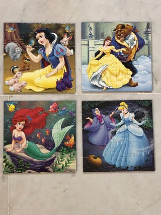 4 Puzzles Disney Progresivos