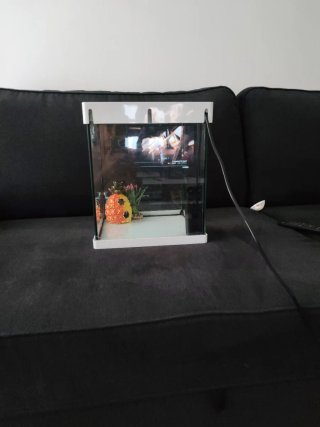Acuario Nano con filtro y estructura