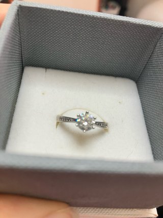 Anello Brosway Argentato con Zirconi