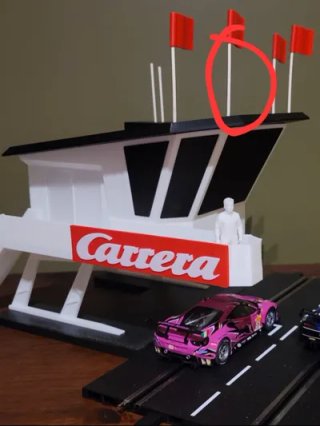 Torre de Control Carrera para Coches Slot