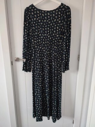 Vestido largo estampado floral