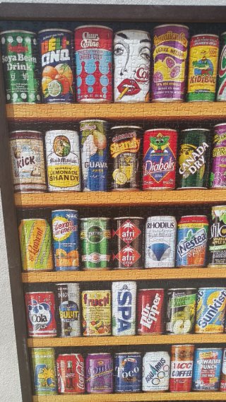 Puzzle Cuadro Botes Refrescos