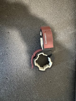 Barra de pesas con topes