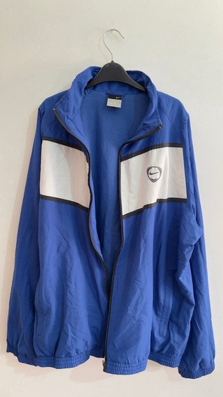 Cortavientos Nike Total 90 Vintage Azul Blanco