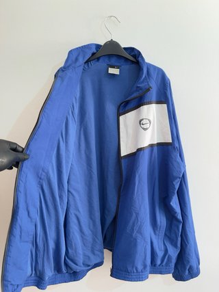 Cortavientos Nike Total 90 Vintage Azul Blanco