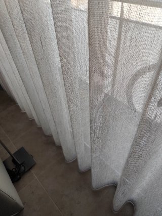 Cortina Onda Perfecta Comedor beige/gris,