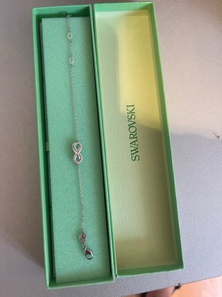Pulsera Swarovski Infinito Plata