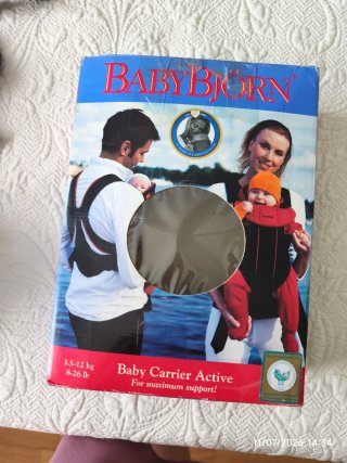 Mochila Portabebés BabyBjörn Negra