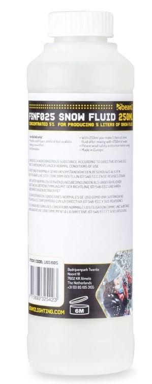 Liquido per Macchina da Neve 250 ml concentrato 5%