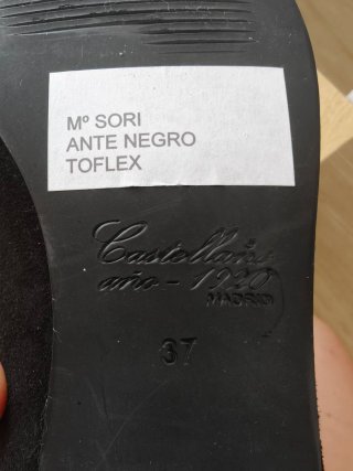 Castellanos mujer talla 37