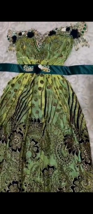 Blouza Oranaise Verde Bordada