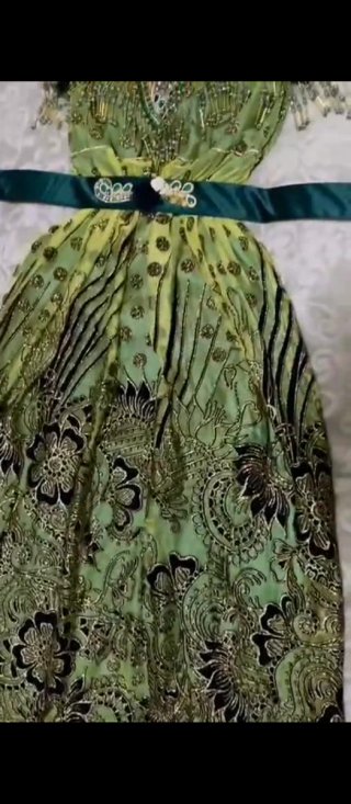 Blouza Oranaise Verde Bordada