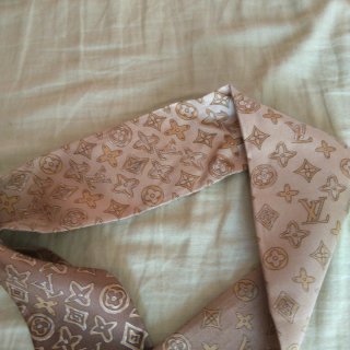 Bandana Louis Vuitton Beige/Marrone