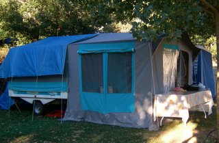 Carro tienda de camping