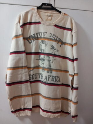 3 Polos Manga Larga Gris y Naranja