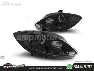 FAROS DELANTEROS LUZ DIURNA LED REAL DRL PARA SEAT LEON / ALTEA 1P