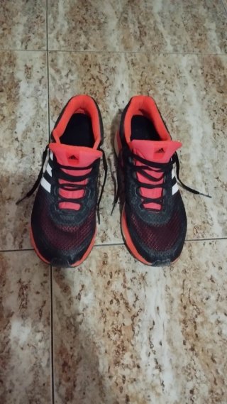 Zapatillas Adidas Running Hombre Negras Rojas