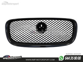 PARRILLA DELANTERA LOOK XFR-S PARA JAGUAR XF X250 2012-2016 NEGRO BRILLO