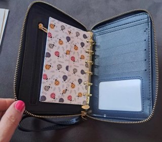 Cartera de ahorro negra When Pigs Fly