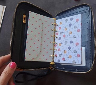 Cartera de ahorro negra When Pigs Fly