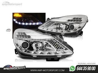 FAROS DELANTEROS LUZ DIURNA LED PARA OPEL CORSA D