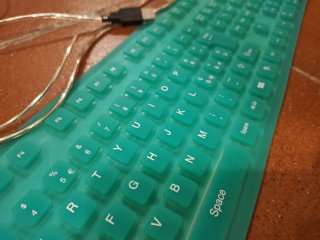 Tastiera arrotolabile flessibile USB