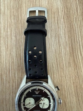 Reloj Emporio Armani Negro y Plateado