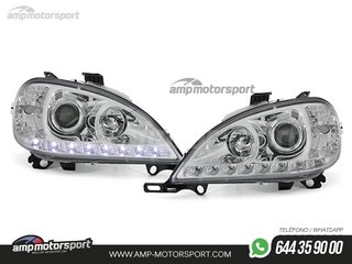 FAROS DELANTEROS LUZ DIURNA LED PARA MERCEDES CLASE ML W163
