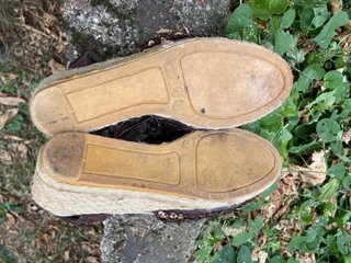 Sandali tipo Espadrillas con paillettes