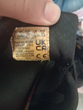 Skechers uomo antiscivolo nere