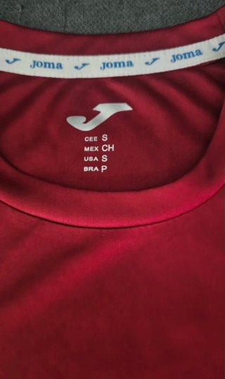 Camiseta Joma granate talla S