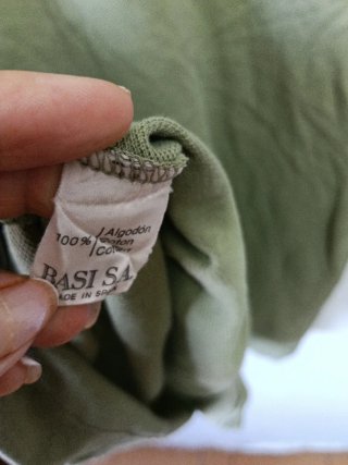 Polo Lacoste vintage  Verde Oliva