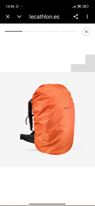 Funda impermeable Decathlon 70-100L