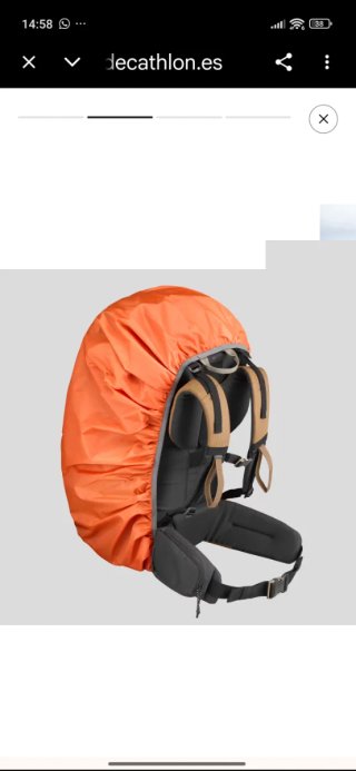 Funda impermeable Decathlon 70-100L