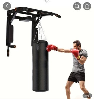 Aparato Dominadas y Fondo deporte fuerza CrossFit