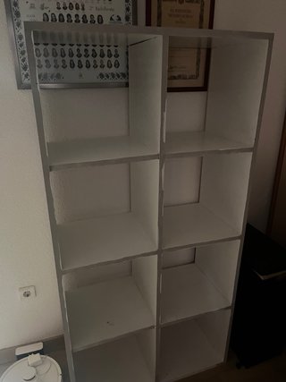 Estantería modular blanca