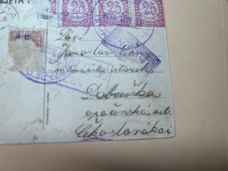 GUERRA CIVIL.  TARJETA POSTAL A CHECOSLOVAQUIA