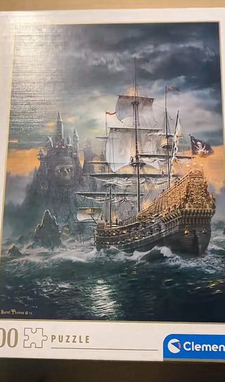 Puzzle Clementoni Barco Pirata 1500 Piezas