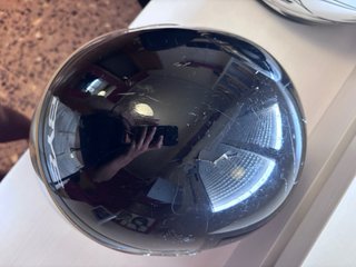 Casco de moto negro BYE