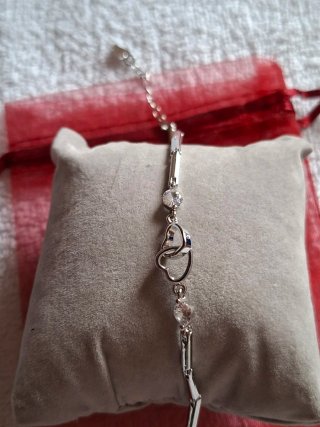 Pulsera Corazones y Circonitas