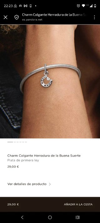 Pulsera Pandora Charms Rosa