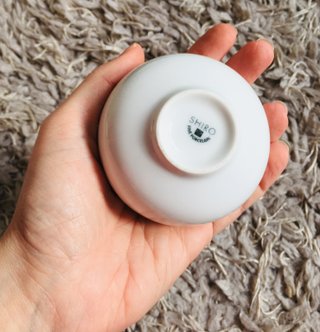 Juego de aperitivos de porcelana y madera
