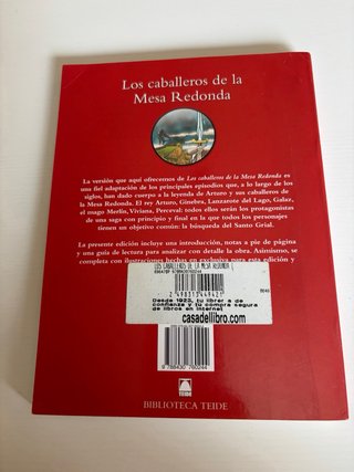 LOS CABALLEROS DE LA MESA REDONDA. BIBLIOTECA T...
