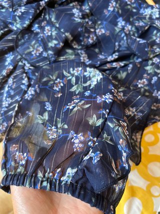 Blusa Tulip Creations floral volantes