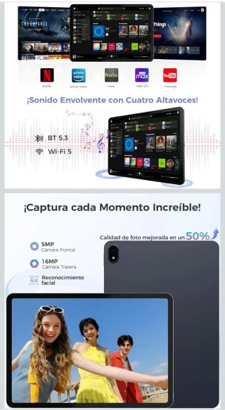 Tablet 12.2 Android 16GB+256GB+1TB