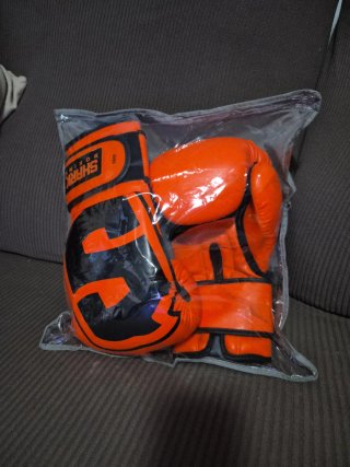 Guantes de Boxeo Naranja y Negro