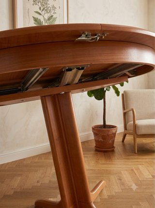 Mesa extensible de madera
