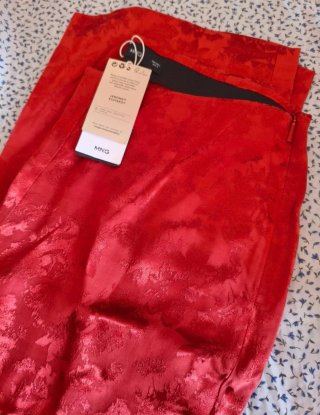 Traje MNG satinado estampado japonés L